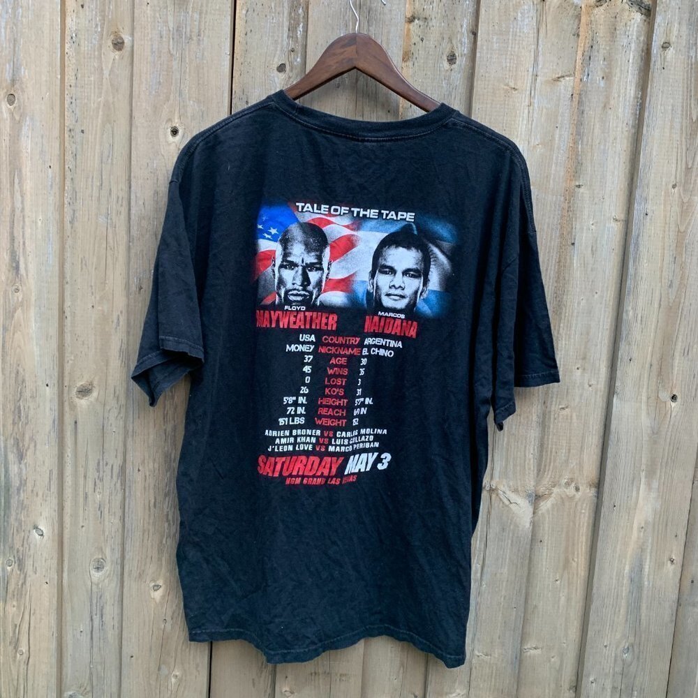 2014 Mayweather vs Maidana Graphic T Shirt XL - Picture 2 of 5
